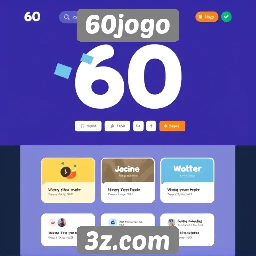 Análise da interface do usuário no site 60jogo